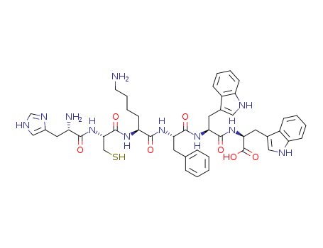 L-Tryptophan,L-histidyl-L-cysteinyl-L-lysyl-L-phenylalanyl-L-tryptophyl-