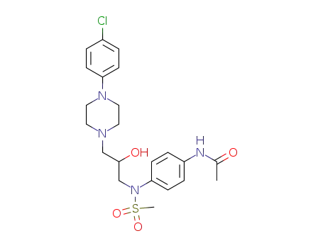 N-[4-({3-[4-(4-Chloro-phenyl)-piperazin-1-yl]-2-hydroxy-propyl}-methanesulfonyl-amino)-phenyl]-acetamide