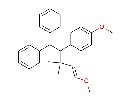 (E)-1-methoxy-3,3-dimethyl-4-(p-methoxyphenyl)-5,5-diphenyl-1-pentene
