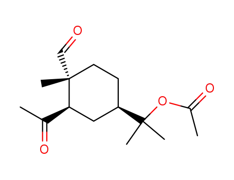 Acetic acid 1-((1R,3R,4R)-3-acetyl-4-formyl-4-methyl-cyclohexyl)-1-methyl-ethyl ester