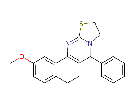 2-methoxy-7-phenyl-6,7,9,10-tetrahydro-5H-benzo[h]thiazolo[2, 3-b]quinazoline