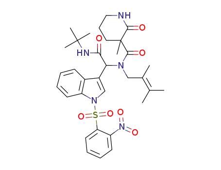 C<sub>33</sub>H<sub>41</sub>N<sub>5</sub>O<sub>7</sub>S
