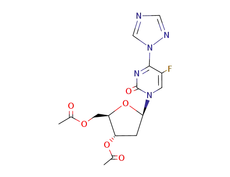 5-fluoro-4-(1,2,4-triazol-1-yl)-1-(3,5-di-O-acetyl-2-deoxy-β-D-ribofuranosyl)-pyrimidine-2(1H)-one