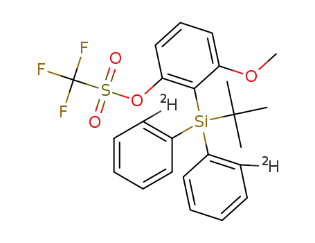 2-(tert-butyl)-bis(2-deuteriophenyl)silyl-3-methoxyphenyl trifluoromethanesulfonate