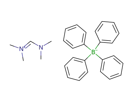 Molecular Structure of 1921-41-1 (N,N,N',N'-tetramethylformamidinium tetraphenylborate)