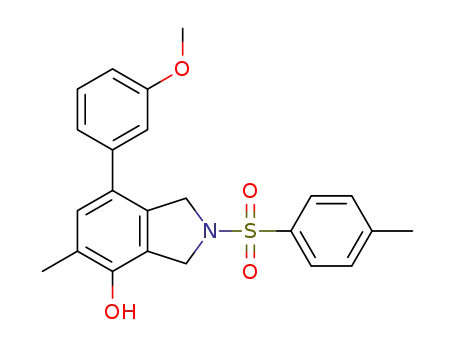 7-(3-methoxyphenyl)-5-methyl-2-[(4-methylphenyl)sulfonyl]-2,3-dihydro-1H-isoindol-4-ol