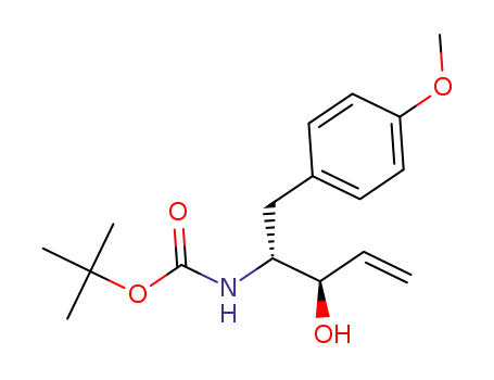 (3R,4R)-4-[N-(tert-butoxycarbonyl)amino]-5-(4-methoxyphenyl)pent-1-en-3-ol