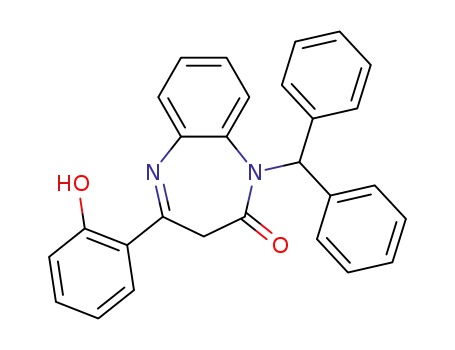 1-benzhydryl-4-(2-hydroxyphenyl)-3H-1,5-benzodiazepin-2-one