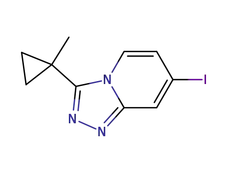 7-iodo-3-(1-methylcyclopropyl)-[1,2,4]triazolo[4,3-a]pyridine