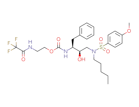 C<sub>27</sub>H<sub>36</sub>F<sub>3</sub>N<sub>3</sub>O<sub>7</sub>S