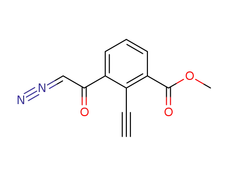 Benzoic acid, 3-(diazoacetyl)-2-ethynyl-, methyl ester