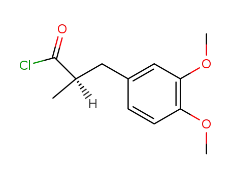(<i>R</i>)-3-(3,4-dimethoxy-phenyl)-2-methyl-propionyl chloride