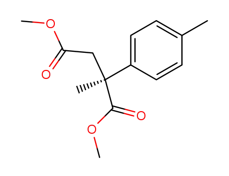 Butanedioic acid, 2-methyl-2-(4-methylphenyl)-, dimethyl ester, (S)-