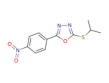 2-[(1-methylethyl)thio]-5-(4-nitrophenyl)-1,3,4-oxadiazole