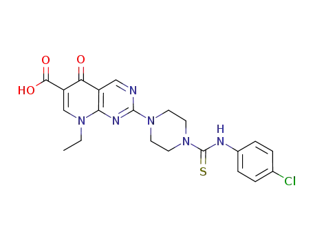 2-(4-{[(4-chlorophenyl)amino]carbonothioyl}-1-piperazinyl)-8-ethyl-5-oxo-5,8-dihydropyrido[2,3-d]pyrimidine-6-carboxylic acid
