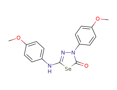 3-(4-methoxyphenyl)-5-(4-methoxyphenylamino)-1,3,4-selenadiazol-2(3H)-one