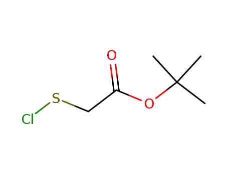 Molecular Structure of 188560-12-5 (Acetic acid, (chlorothio)-, 1,1-dimethylethyl ester)