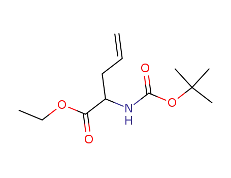 Molecular Structure of 135722-56-4 (ethyl (RS)-N-(tert-butoxycarbonyl)-2-aminopent-4-enoate)