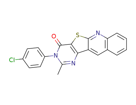3-(4-chlorophenyl)-2-methylpyrimido[4',5':4,5]thieno[2,3-b]quinolin-4(3H)-one
