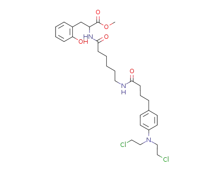 N-[6-(N-chlorambucilamino)hexanoyl]-DL-o-tyrosine methyl ester