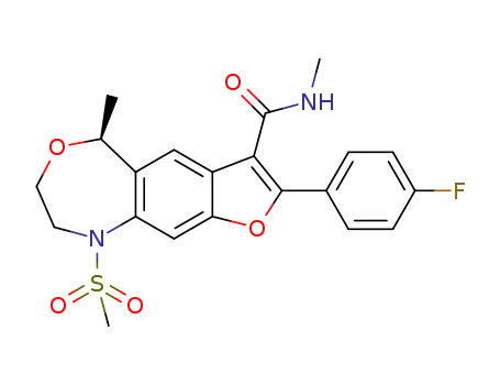 C<sub>21</sub>H<sub>21</sub>FN<sub>2</sub>O<sub>5</sub>S