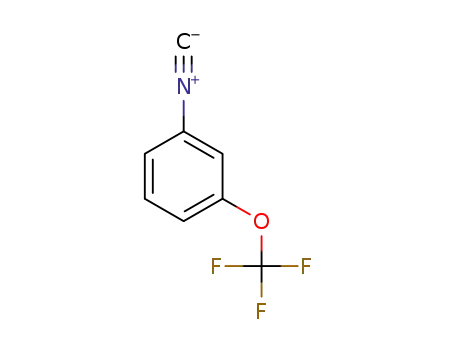 Molecular Structure of 1258405-84-3 (1-Isocyano-3-trifluoroMethoxybenzene)