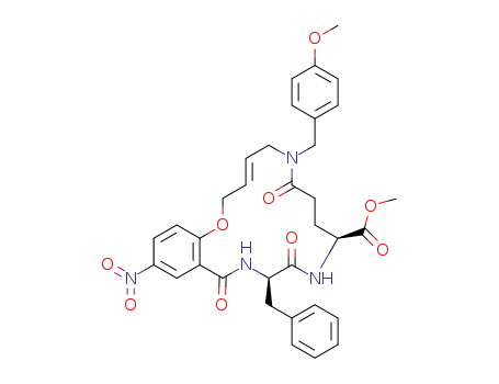 C<sub>34</sub>H<sub>36</sub>N<sub>4</sub>O<sub>9</sub>