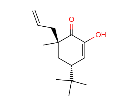 (4R,6R)-6-Allyl-4-tert-butyl-2-hydroxy-6-methyl-cyclohex-2-enone