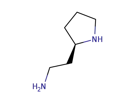 Molecular Structure of 1053182-84-5 ((2R)-2-Pyrrolidineethanamine)