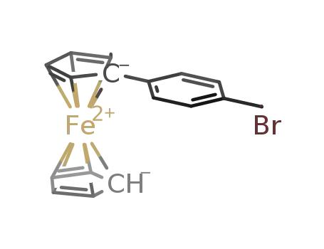 Molecular Structure of 651034-19-4 (4-ferrocenylbenzylbromide)