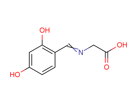 Glycine, N-[(2,4-dihydroxyphenyl)methylene]-