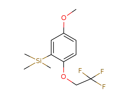 2-(2,2,2-trifluoroethoxy)-5-methoxytrimethylsilylbenzene