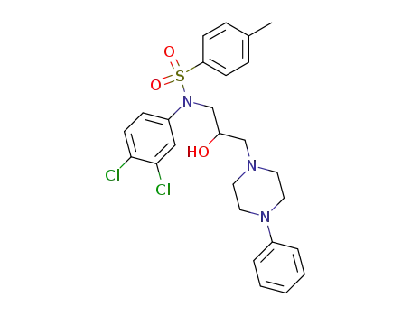 N-(3,4-Dichloro-phenyl)-N-[2-hydroxy-3-(4-phenyl-piperazin-1-yl)-propyl]-4-methyl-benzenesulfonamide