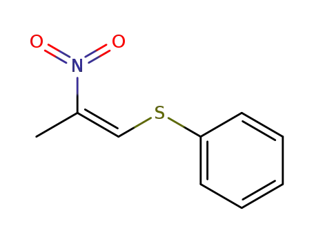 Benzene, [(2-nitro-1-propenyl)thio]-, (Z)-
