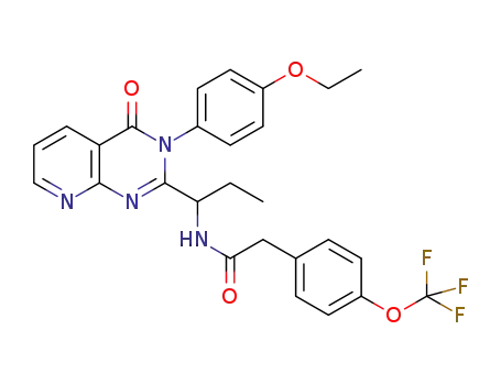 C<sub>27</sub>H<sub>25</sub>F<sub>3</sub>N<sub>4</sub>O<sub>4</sub>