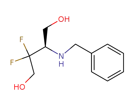 (3R)-3-benzylamino-2,2-difluorobutane-1,4-diol