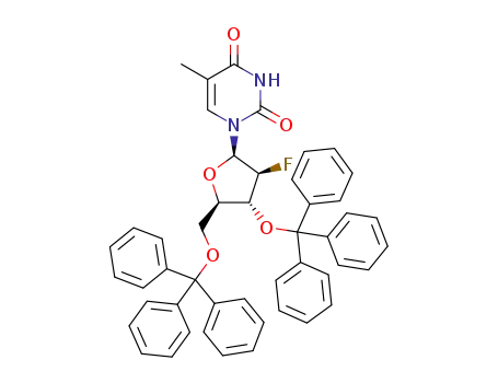 3',5'-di-O-trityl-2'-arabinofluorothymidine