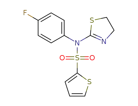 C<sub>13</sub>H<sub>11</sub>FN<sub>2</sub>O<sub>2</sub>S<sub>3</sub>