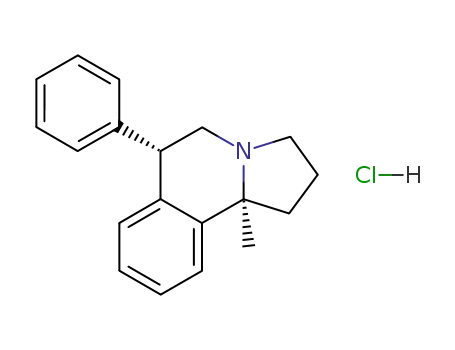 (6S,10bS)-10b-Methyl-6-phenyl-1,2,3,5,6,10b-hexahydro-pyrrolo[2,1-a]isoquinoline; hydrochloride