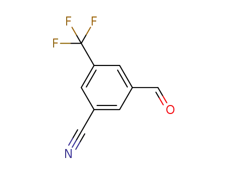 Molecular Structure of 569370-39-4 (Benzonitrile, 3-formyl-5-(trifluoromethyl)-)