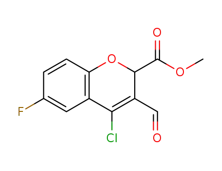 methyl 4-chloro-6-fluoro-3-formyl-2H-chromene-2-carboxylate