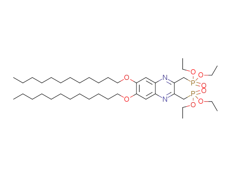 [3-(diethoxyphosphorylmethyl)-6,7-bisdodecyloxy-quinoxalin-2-yl methyl] phosphonic acid diethyl ester