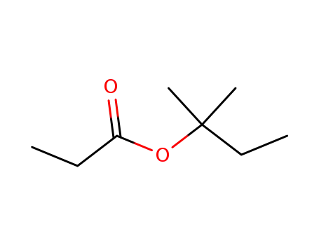 Molecular Structure of 34949-22-9 (2-Butanol, 2-methyl-, propanoate)