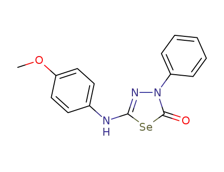 5-(4-methoxyphenylamino)-3-phenyl-1,3,4-selenadiazol-2(3H)-one