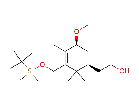 2-[(1R,5S)-3-(tert-Butyl-dimethyl-silanyloxymethyl)-5-methoxy-2,2,4-trimethyl-cyclohex-3-enyl]-ethanol