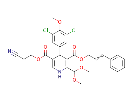 C<sub>29</sub>H<sub>28</sub>Cl<sub>2</sub>N<sub>2</sub>O<sub>7</sub>