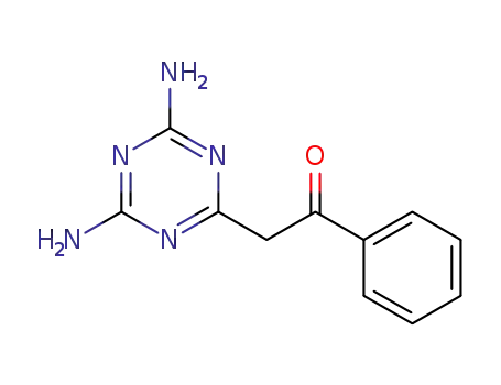 2-(4,6-diamino-1,3,5-triazin-2-yl)-1-phenylethanone