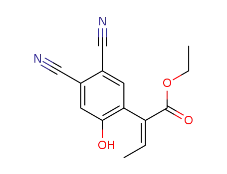 ethyl (2E)-2-(4,5-dicyano-2-hydroxyphenyl)but-2-enoate