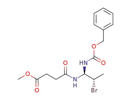 methyl 4-(((1S,2S)-1-(((benzyloxy)carbonyl)amino)-2-bromopropyl)amino)-4-oxobutanoate