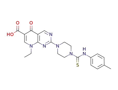 2-(4-{[(4-methylphenyl)amino]carbonothioyl}-1-piperazinyl)-8-ethyl-5-oxo-5,8-dihydropyrido[2,3-d]pyrimidine-6-carboxylic acid